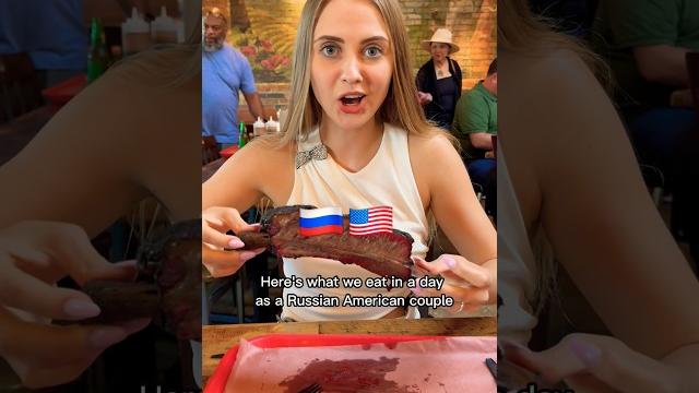 American vs russian food American vs russian food
