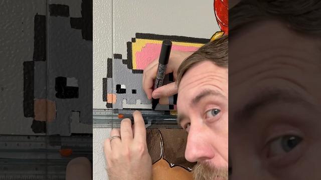 Day 29 painting memes on the wall. nyan cat is back the legend lives on. send it across the internet Day 29 painting memes on the wall. nyan cat is back the legend lives on. send it across the internet