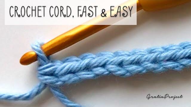 Crochet cord tutorial | simple, fast, easy Crochet cord tutorial | simple, fast, easy