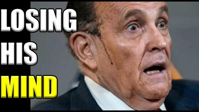 Rudy giuliani has hilarious wardrobe malfunction Rudy giuliani has hilarious wardrobe malfunction