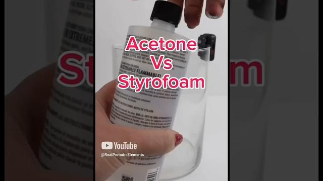 🫠styrofoam does what in acetone??🫠 🫠styrofoam does what in acetone??🫠