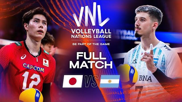Japan's epic victory! japan vs. argentina - full match | men's vnl 2023 Japan's epic victory! japan vs. argentina - full match | men's vnl 2023