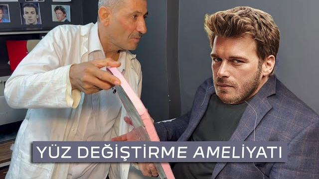 Yüz değiştirme ameliyatı - skeç Yüz değiştirme ameliyatı - skeç