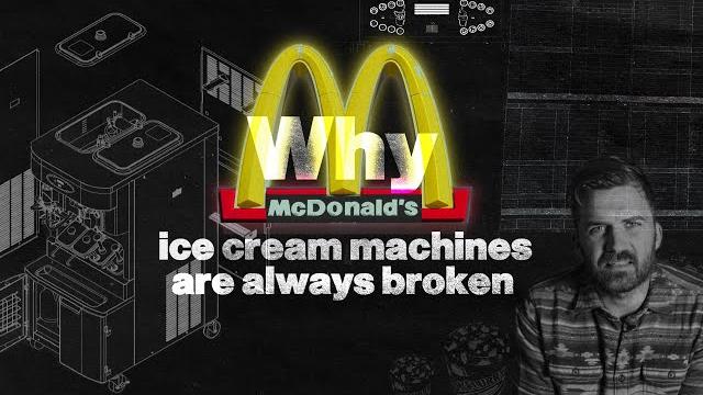 The real reason mcdonalds ice cream machines are always broken The real reason mcdonalds ice cream machines are always broken