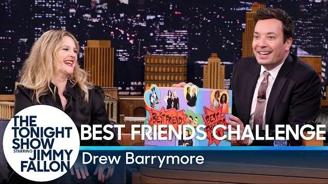 Best friends challenge with drew barrymore Best friends challenge with drew barrymore