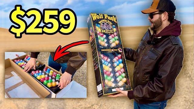 The most expensive firework shell kit on the market - wolf pack double star phantom fireworks The most expensive firework shell kit on the market - wolf pack double star phantom fireworks