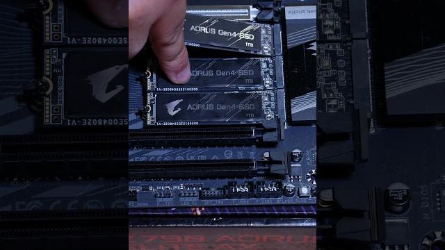 Z790 aorus elite ax come with m.2 ez-latch+ and pcie ez-latch for smooth diy experiences! #shorts Z790 aorus elite ax come with m.2 ez-latch+ and pcie ez-latch for smooth diy experiences! #shorts