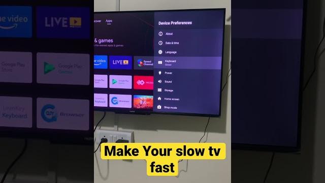 Make your smart tv fast Make your smart tv fast