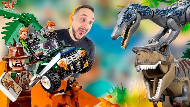 Lego мир юрского периода: папа роб, поединок с бариониксом и робот-динозавр - все сборки! Lego мир юрского периода: папа роб, поединок с бариониксом и робот-динозавр - все сборки!