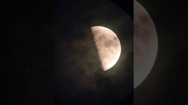 First quarter moon and spica First quarter moon and spica