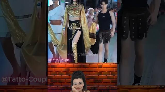 6 feet 3 inches tall chinese giant princess, epic performance with two costumes! #giantstyle #fyp 6 feet 3 inches tall chinese giant princess, epic performance with two costumes! #giantstyle #fyp