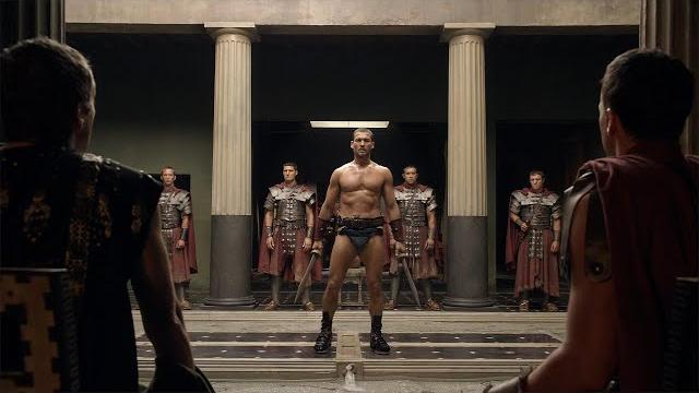 Spartacus vs glabers guards Spartacus vs glabers guards