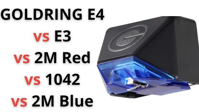 Goldring e4 moving magnet cartridge compared to: e3, 1042, 2m red & blue. is it worth upgrading? Goldring e4 moving magnet cartridge compared to: e3, 1042, 2m red & blue. is it worth upgrading?