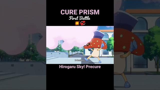 Cure prism's first battle || hirogaru sky! precure - cool anime moments #midorinote17 #shorts Cure prism's first battle || hirogaru sky! precure - cool anime moments #midorinote17 #shorts