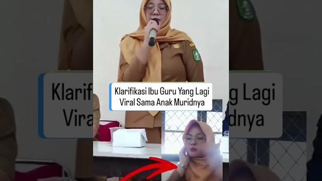 Klarifikasi guru agama yang viral Klarifikasi guru agama yang viral