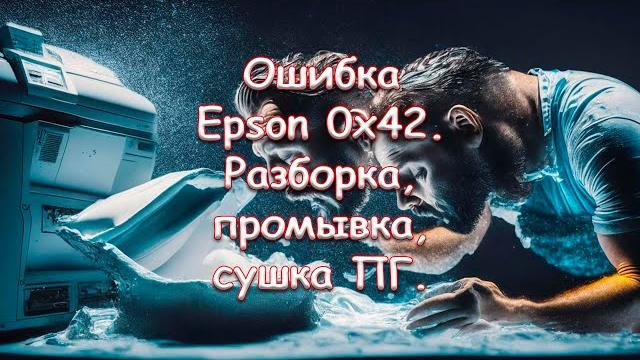 Ошибка epson 0x42. разборка, промывка, сушка пг. Ошибка epson 0x42. разборка, промывка, сушка пг.