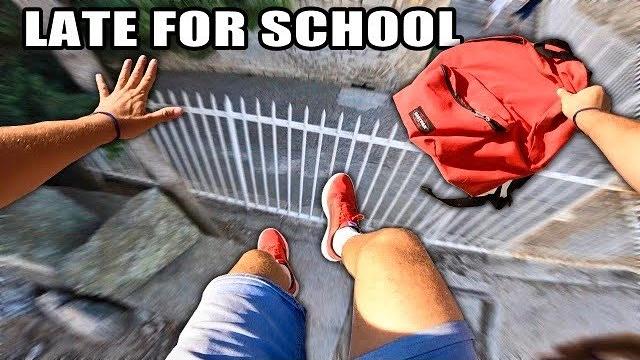 Late for school (extreme parkour pov) Late for school (extreme parkour pov)