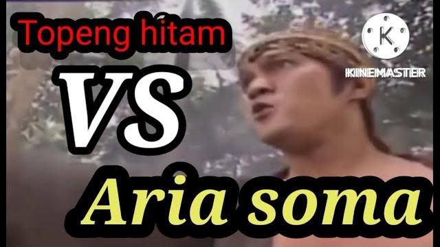 Pertarungan sengit, topeng hitam vs aria soma Pertarungan sengit, topeng hitam vs aria soma