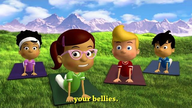 Wondergrove kids workout | spine and back stretches Wondergrove kids workout | spine and back stretches