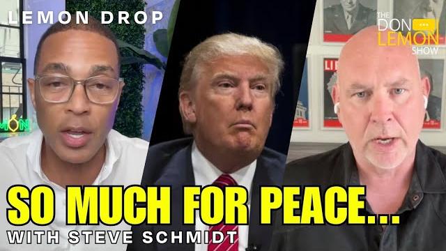 Lemon drop | trump promised peace, but delivered war Lemon drop | trump promised peace, but delivered war