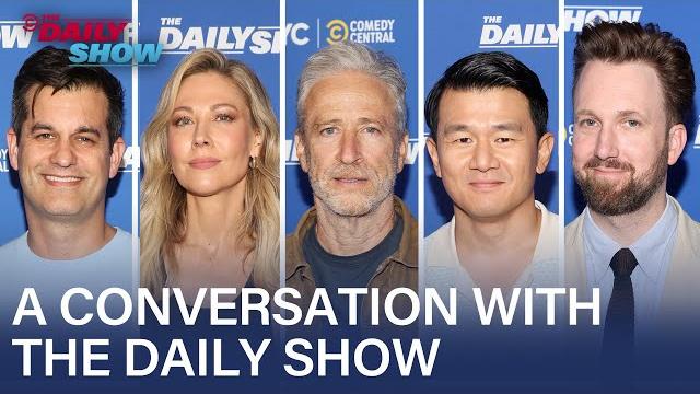 Jon stewart & team talk evolving the show, covering the election, processing trump 2.0 - fyc Jon stewart & team talk evolving the show, covering the election, processing trump 2.0 - fyc