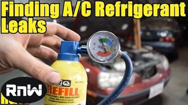 How to find small and large a/c leaks - cheap and easy How to find small and large a/c leaks - cheap and easy