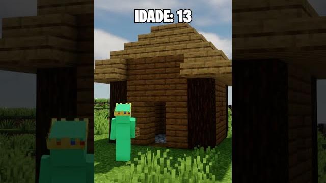Construindo casas no minecraft com idades diferentes. Construindo casas no minecraft com idades diferentes.