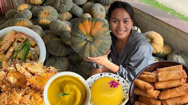 Filipino foods cooking with squash recipe to fill my families stomach "kalabasa" bohol, philippines Filipino foods cooking with squash recipe to fill my families stomach "kalabasa" bohol, philippines