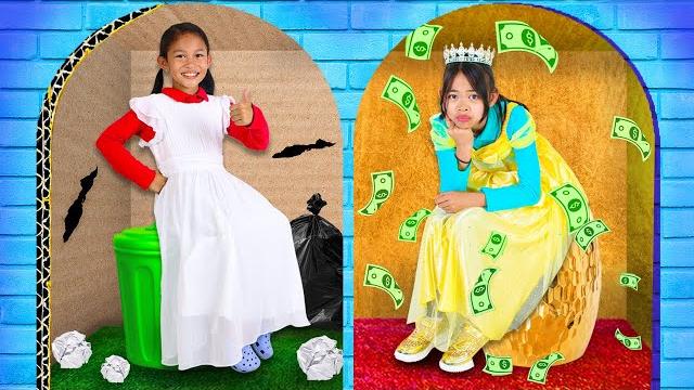Charlotte and andrea simple vs fancy dress up for the ball Charlotte and andrea simple vs fancy dress up for the ball