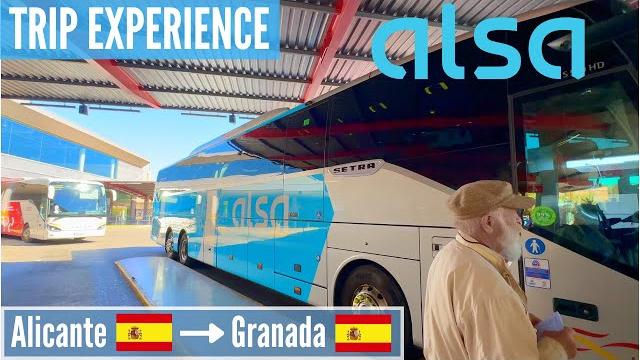 Highway bus experience alsa alicante → granada Highway bus experience alsa alicante → granada