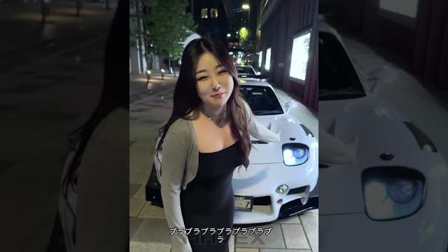 Black rx7 with the brap | #mazdarx7 #jdm #hanachan Black rx7 with the brap | #mazdarx7 #jdm #hanachan