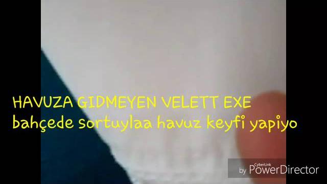 Havuza gidemeyen velet ifşa Havuza gidemeyen velet ifşa