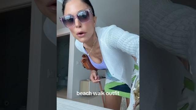 Beach walk fit check!! #ootd #beach #miami #fitcheck Beach walk fit check!! #ootd #beach #miami #fitcheck