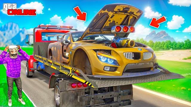 Угнал ржавую турбо бмв со свалки в gta 5! битва эвакуаторов в гта 5 онлайн | нашел 3 тачки Угнал ржавую турбо бмв со свалки в gta 5! битва эвакуаторов в гта 5 онлайн | нашел 3 тачки
