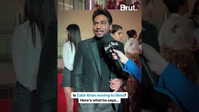 Comedian zakir khan spoke to brut about a film debut on the red carpet of the mami film festival. Comedian zakir khan spoke to brut about a film debut on the red carpet of the mami film festival.