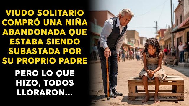 Viudo solitario compró una niña abandonada que estaba siendo subastada por su proprio padre Viudo solitario compró una niña abandonada que estaba siendo subastada por su proprio padre