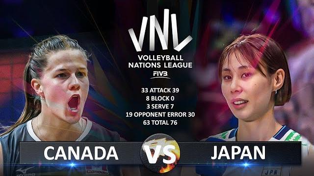 Canada vs japan | women's vnl 2025 Canada vs japan | women's vnl 2025