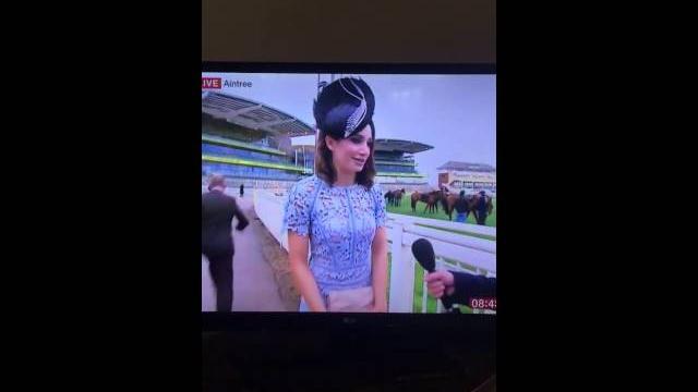 Reporter shits himself live on air Reporter shits himself live on air