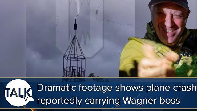 Dramatic footage shows plane crash believed to have killed wagner leader yevgeny prigozhin Dramatic footage shows plane crash believed to have killed wagner leader yevgeny prigozhin