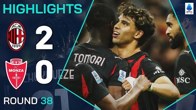 Milan-monza 2-0 | highlights | joão félix free-kick sees milan finish strong | serie a 2024/25 Milan-monza 2-0 | highlights | joão félix free-kick sees milan finish strong | serie a 2024/25