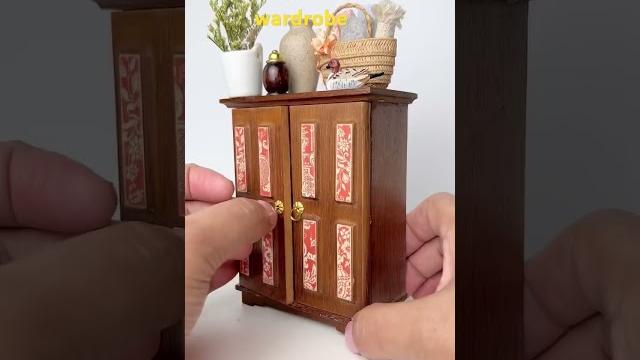 Mini wardrobe furniture #mini #minecraft #miniature #craft #diy #wardrobe #kitchen #viral #trending Mini wardrobe furniture #mini #minecraft #miniature #craft #diy #wardrobe #kitchen #viral #trending