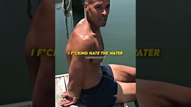 David goggins jumps in the water tied up! David goggins jumps in the water tied up!
