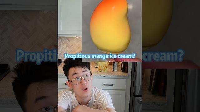 I made the tiktok viral mango ice cream I made the tiktok viral mango ice cream