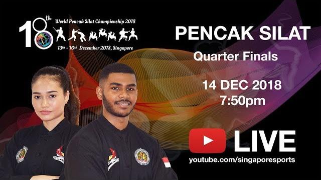 Pencak silat match quarter - finals (day 2 arena 1) | 18th world pencak silat championship 2018 Pencak silat match quarter - finals (day 2 arena 1) | 18th world pencak silat championship 2018