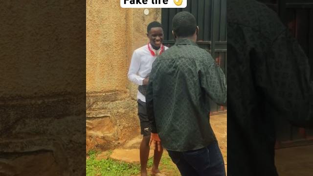Real life vs fake life Real life vs fake life