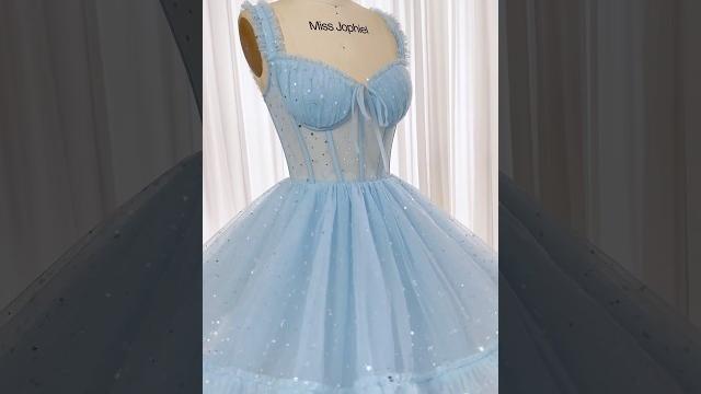 Corset v neck sleeveless star tulle mini dress. #dress #prom #fashion #hautecouture #wedding #gown Corset v neck sleeveless star tulle mini dress. #dress #prom #fashion #hautecouture #wedding #gown