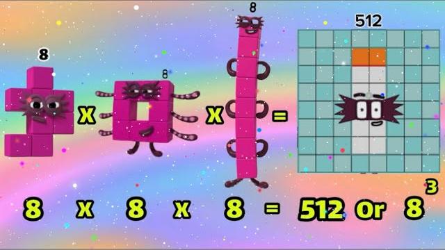 Numberblocks cube numbers | multiplication of three same numbers | learn to count | hello george Numberblocks cube numbers | multiplication of three same numbers | learn to count | hello george