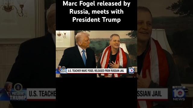 Marc fogel released by russia, meets with president trump #russia #donaldtrump #prisonerswap Marc fogel released by russia, meets with president trump #russia #donaldtrump #prisonerswap