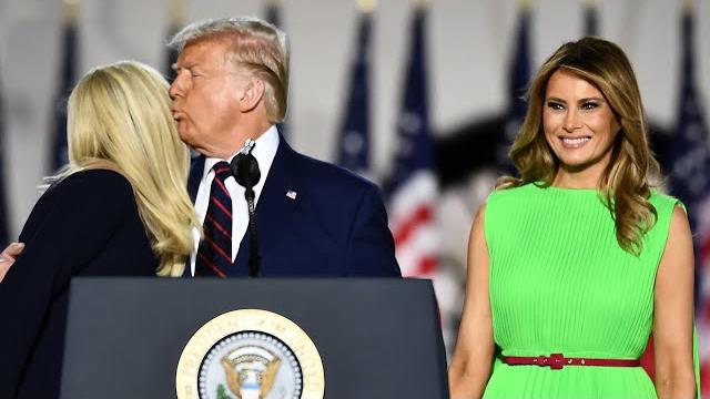 Melania trump greets ivanka with an uncomfortable smile Melania trump greets ivanka with an uncomfortable smile