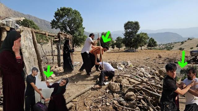 "saleh faces his own mother: masoumeh falls, es-haq walks away and leaves her behind" "saleh faces his own mother: masoumeh falls, es-haq walks away and leaves her behind"